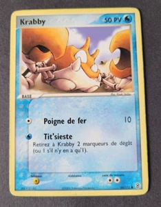 Carte Pokémon N°66/112 Krabby - Ex Rouge Feu & Vert Feuille - VF - Imagen 1 de 2