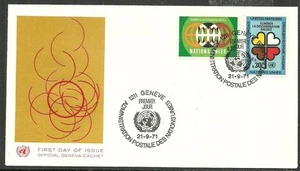 UNO-Ginebra MiNr 19/20 FDC - Imagen 1 de 1