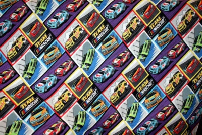 TEAM NASCAR COLORIDO PICTORAL RACING - TELA 100% ALGODÓN Foto 1 de 4