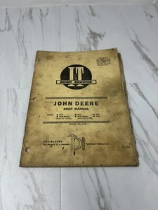 JOHN DEERE - SHOP MANUAL No. JD-49 - I&T Shop Service - Picture 1 of 2