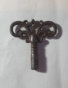 Antique Cast Iron Skeleton Key for Grandfather Clock Doors, Cabinet Doors - Picture 1 of 3