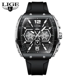 Waterproof Men Watch Quartz Date Chronograph Luminous Sport Boy Wristwatch Boxed - Picture 1 of 9