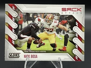 2022 Panini Score Nick Bosa Sack Attack #SA-NB San Francisco 49ers - Picture 1 of 2