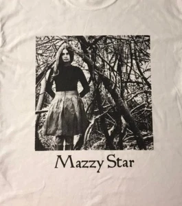 Vintage Mazzy Star Band Gift Family Cotton White All Size Unisex Tee Shirt - Picture 1 of 2