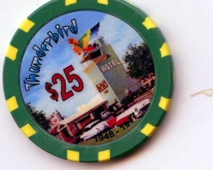 Fantasy Chips: Thunderbird 25.00, 1948 - 1977 - Picture 1 of 2