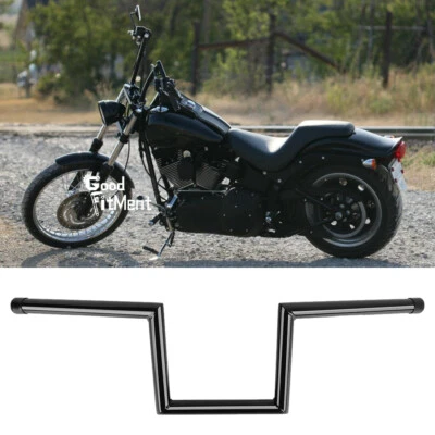 Barra de arrastre para motocicleta Harley Night Train 8" elevación 1" 25 mm barras en Z manillar hierro Foto 1 de 4