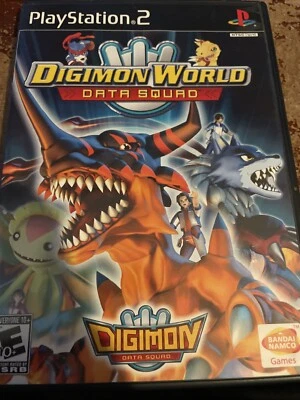 CIB Digimon World: Data Squad (Sony PS2, 2007) Complete W/Manual & Stickers - Image 1 of 4