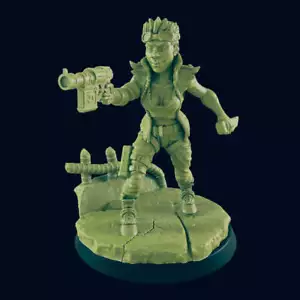 Clair the Rat - Beyond the Badlands - Mini - EC3D - Cyber Punk - SciFi RPG - Picture 1 of 4