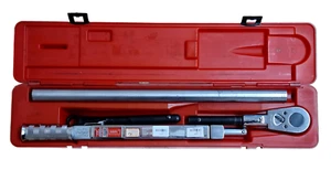 Snap On TQRM-80B Torque Wrench 3/4" 180-600 LB-FT with Attachments - Calibrated - Picture 1 of 7