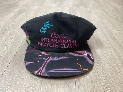 Rare!! Coors Bicycle Classic Hat Neon Original Vintage Bicycle Genuine 80s VTG - Image 1 of 4