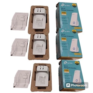 TP-Link TL-WA850RE 300Mbps WLAN Range Extender Internet Booster (3er Pack) - Bild 1 von 3
