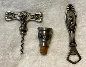 Neues   "  G e t r ä n k e  -  Z u b e h ö r  -  S e t " ,  aus   M e t a l l - Bild 1 von 2