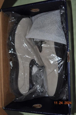 Zapatos sin cordones Lands End para todo tipo de clima sin usar, en caja, para mujer talla 6 1/2 MED (caqui de campo) Foto 1 de 4