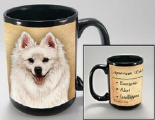 15 oz. Faithful Friends Mug - American Eskimo Mff002
