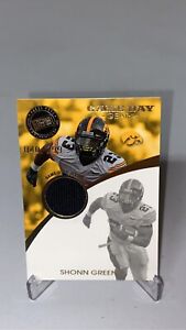 2009 Press Pass Signature Edition Game Day Gear Gold Shonn Greene Rookie RC /299