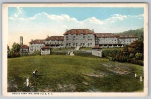1920's GROVE PARK INN ON SUNSET MOUNTAIN ASHEVILLE NORTH CAROLINA NC POSTCARD - Picture 1 of 2