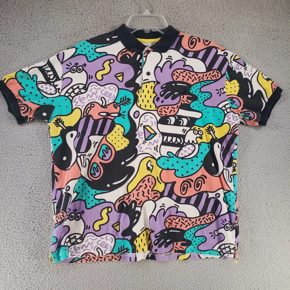 Camisa Polo Staple Artist Steven Harrington Para Hombre Grande Manga Corta Foto 1 de 4