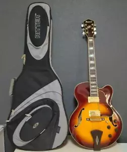 Ibanez AF105-VB12-01 W/Gig bag Full Acoustic Electric Guitar Used 03AFrom Japan - Picture 1 of 13