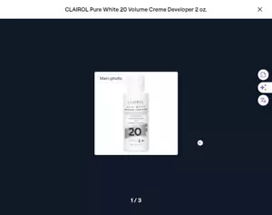 CLAIROL Pure White 20 Volume Creme Developer 2 oz. - Picture 1 of 1