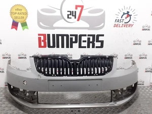 SKODA OCTAVIA 2014 - 2017 GENUINE FRONT BUMPER WITH TOP GRILL BACKING 5E0807221 - Picture 1 of 9