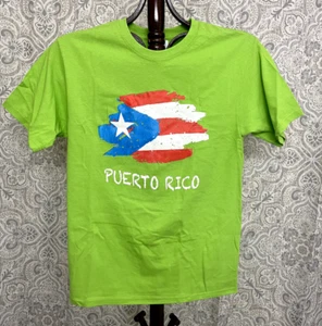 PR Flag grün Large T-Shirt Herren 100% Baumwolle - Bild 1 von 2