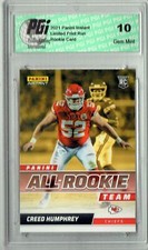 Creed Humphrey 2021 Panini Instant #ART10 All Rookie 1/911 Rookie Card PGI 10