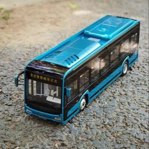 1:42 Gold Dragon light smart city Bus XMQ6105AG Diecast Model Car Bus Toy Gifts - Foto 1 di 6
