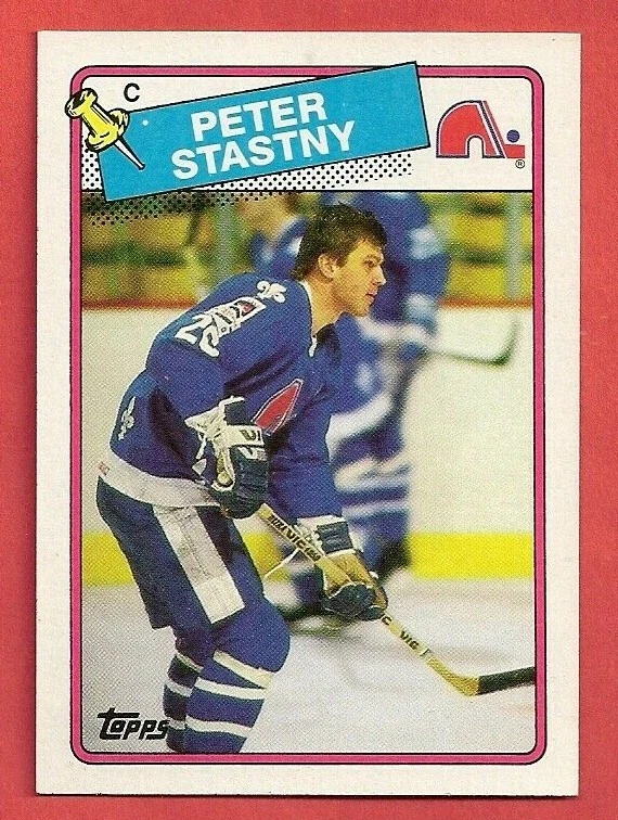 1988-89 Peter Stastny Topps #22 - Quebec Nordiques - Image 1 of 1