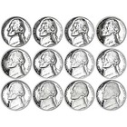 1968-1979 S Jefferson Nickel Gem Proof Run 12 Coin Decade Run US Mint Lot