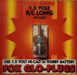 Fox Glo Plug Gold Series 1.5 Volt R/C Long #41602 - Picture 1 of 2