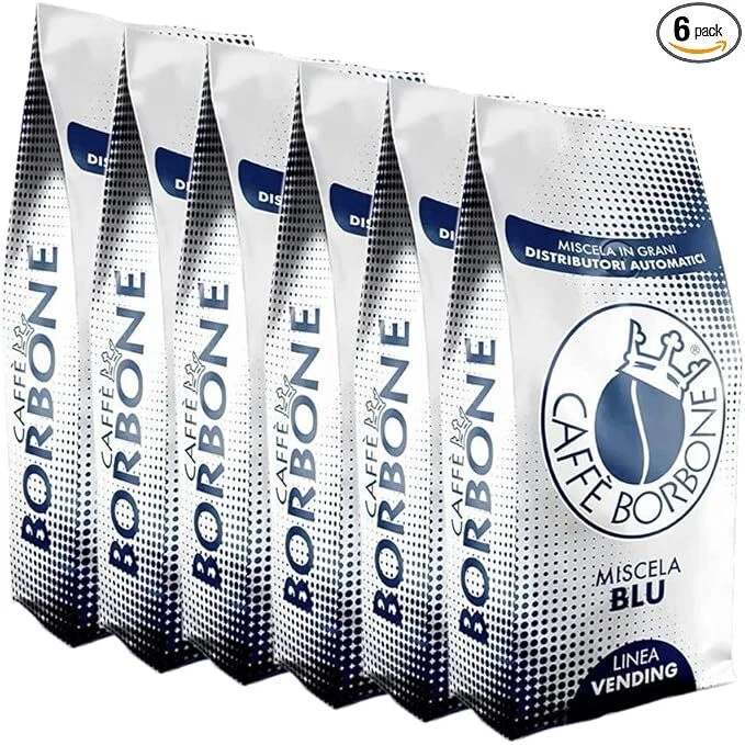 Caffè Borbone in grani miscela Blu 1 kg x 6