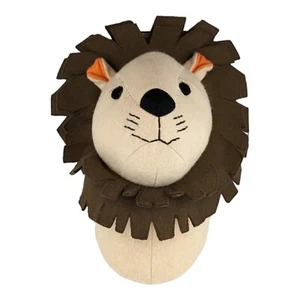 Pillowfort Stuffed Plush Lion Head Wall Hanging Safari Zoo Nursery Playroom Deco - Picture 1 of 4