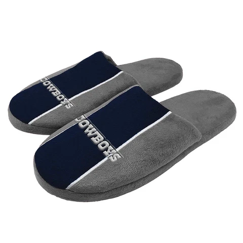 NFL Dallas Cowboys Big Logo Slippers Dot Sole Size L by FOCO Cover