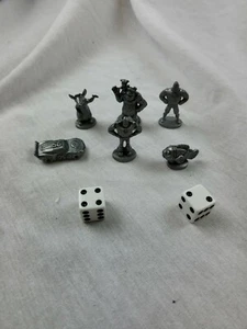 Lot of 6 Replacement Disney Pixar TOY STORY Monopoly Game Pieces + Dice!! - Picture 1 of 2