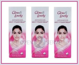 3x Glow & Lovely Face Skin Cream | Advanced Multi Vitamin Cream | Brightness-50g
