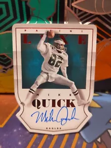 2015 Panini Luxe Mike Quick Gold Auto /49 Eagles - Picture 1 of 3