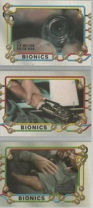 Six Million Dollar Man - "Bionics" 3 Card Chase Set #B1-3 - Bild 1 von 1