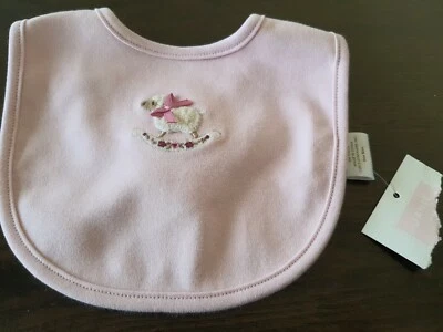NUEVO CON ETIQUETAS NUEVO JANIE AND JACK NB BABERO BEBÉ ribete rosa cordero bordado fiesta pascua rosas Foto 1 de 4