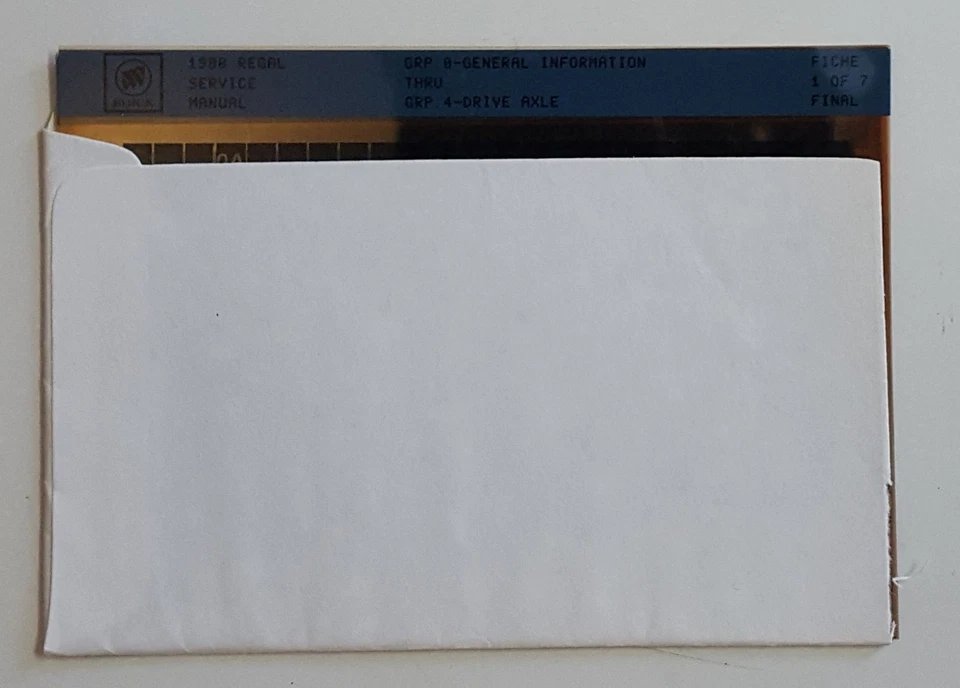 Manual de Taller / Manual Del Taller Buick Estante 1988 - Imagen 1 de 1