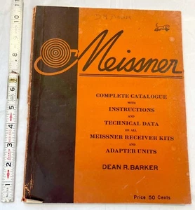 #Q 1937 Meissner INSTRUCTIONS TECHNICAL DATA ON RECEIVER KITS ADAPTER UNITS - Picture 1 of 18