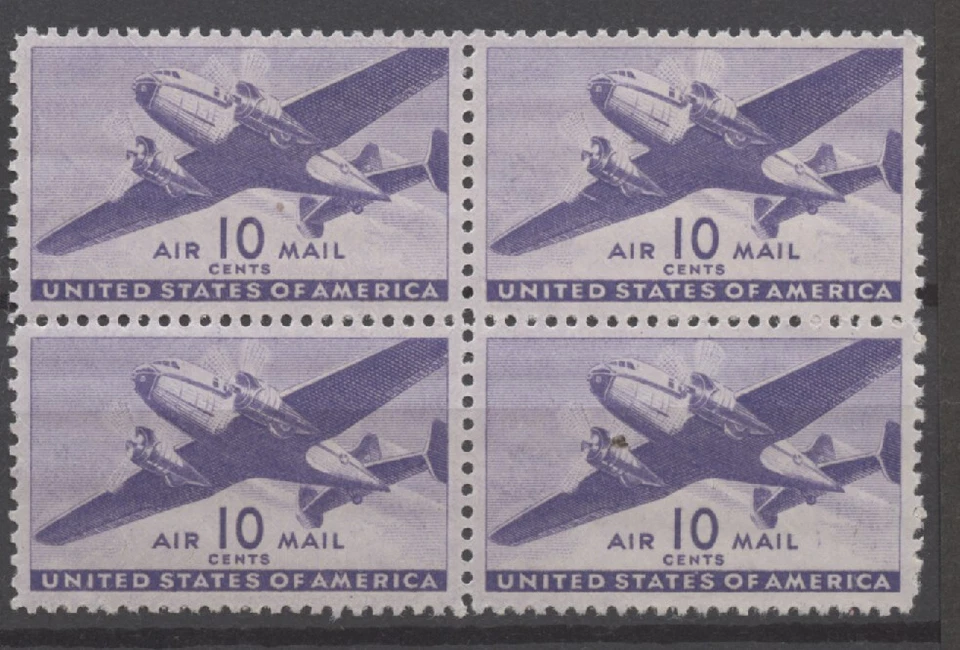 No: 120049 - USA - AIR MAIL - AN OLD 10 C BLOCK OF 4 - MNH!! - Image 1 of 1