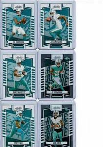 2023 Panini Absolute Football Miami Dolphins Team Set (6) tarjetas base - Imagen 1 de 1