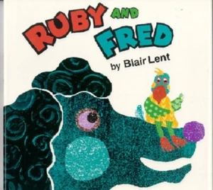 Poodle and Parrot Children's Hardback Book: Ruby and Fred by Blair Lent - Picture 1 of 2
