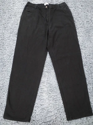 Mainstreet Blues Mujer 20 Alto Negro 100% Algodón Denim Cintura Elástica Relajada Foto 1 de 4