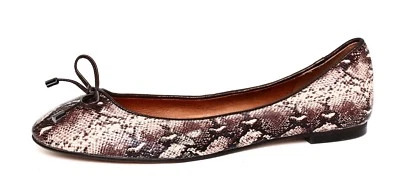 Pisos de ballet halógenos para mujer con estampado de serpiente Z1004* talla 6,5 M Foto 1 de 4