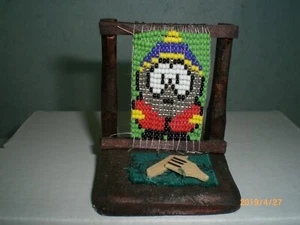 Weihnachtsschmuck oder Sammlerstück Navajo Weber Webstuhl, grün, NDN Made, signiert - Bild 1 von 1