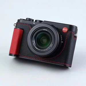 Genuine Leather Camera Bag Case Grip Cover Belt Strap For Leica D-LUX8 DLUX8 - Picture 1 of 45