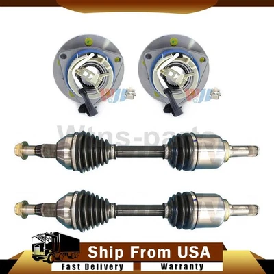 KIT DE COJINETE DE EJE Y RUEDA PARA JUNTAS CV 4X CHEVROLET IMPALA LIMITED 2014-2016 Foto 1 de 4