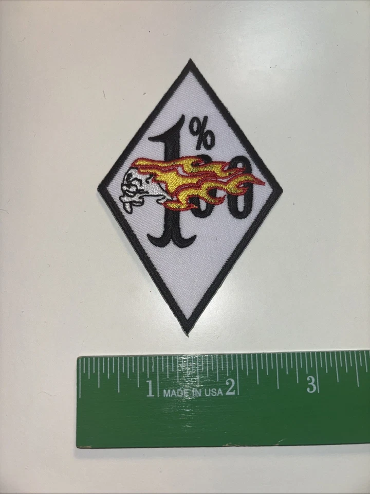 1%er Motorcycle Embroidered Patch - Image 1 of 1