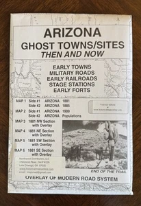 Arizona Ghost Towns/Sites Then and Now by R. N./M. L. Preston, 2001 NEW - Imagen 1 de 3